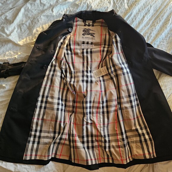 Burberry London Sandringham Trench Coat Long Length - Black - UK2/US0/ITA34/GER3 - Picture 4 of 16